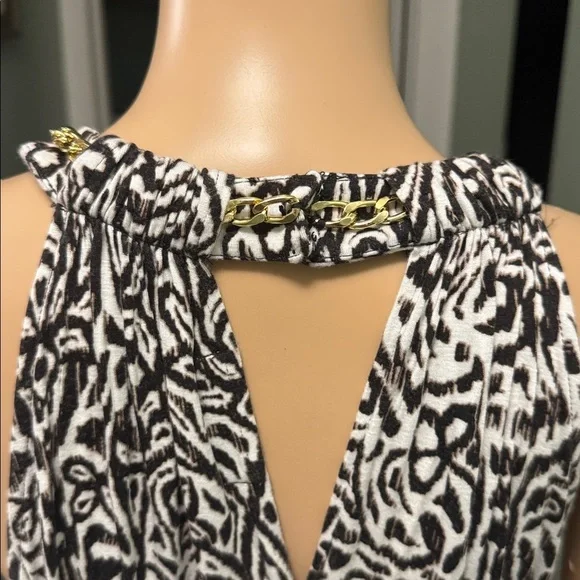 Jennifer Lopez brown high low maxi dress size large - Picture 7 of 7